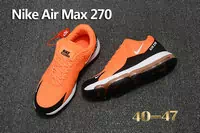 nike air max 270 zapatos de sport garcon orange low